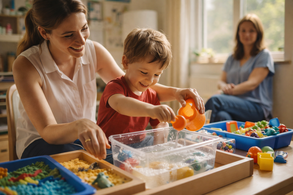 Actividades sensoriales para niños en verano: ideas para casa y vacaciones